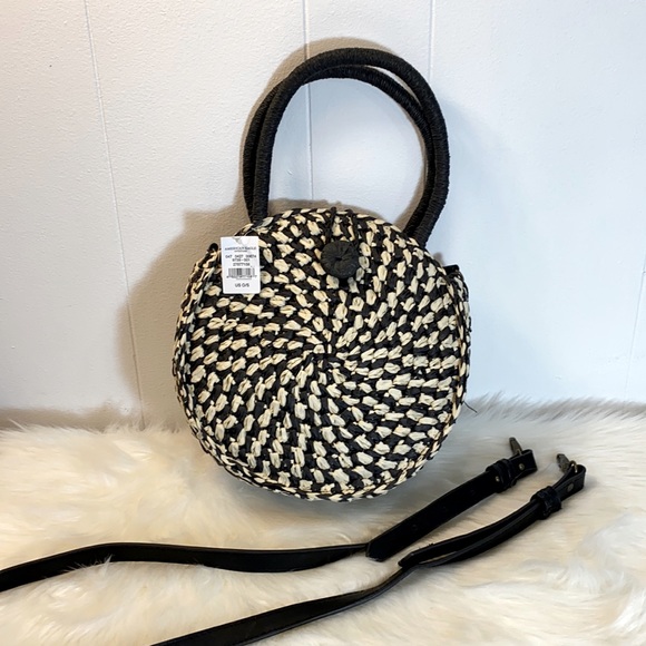 American Eagle Outfitters Handbags - Boho Round Woven Bag